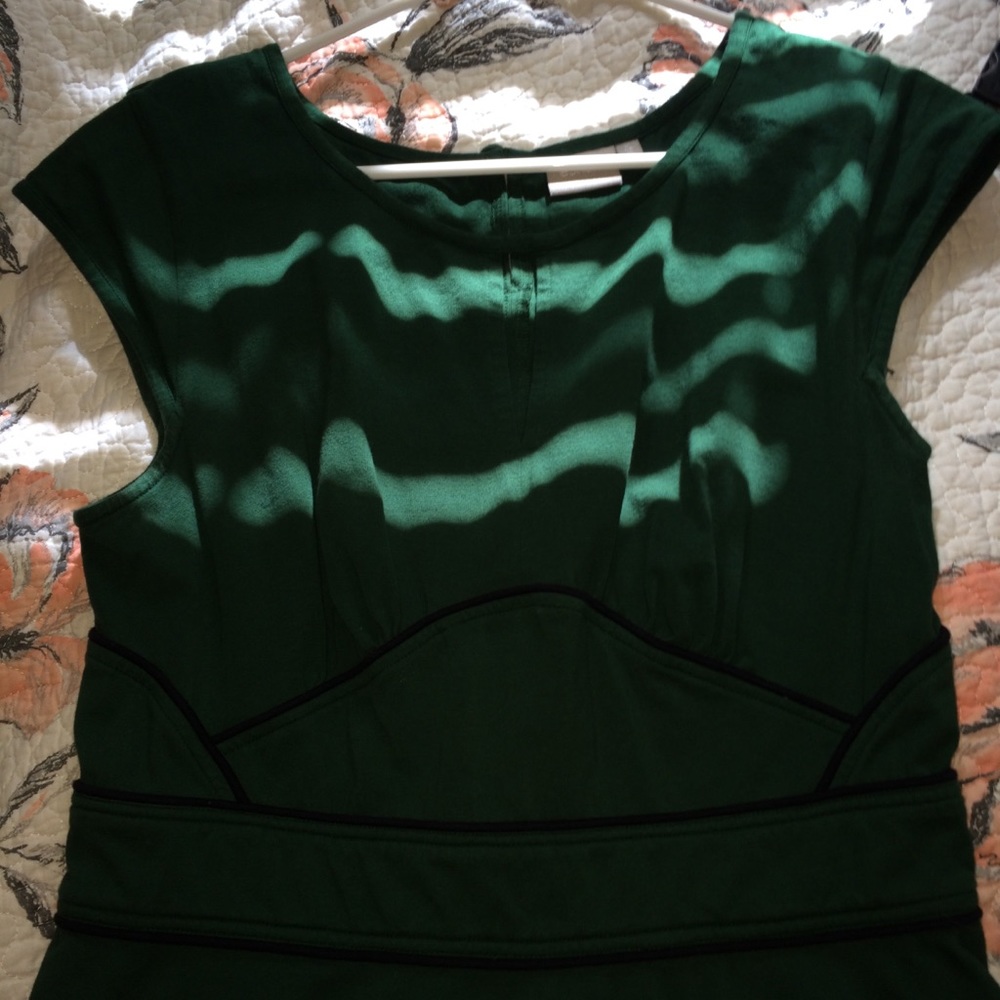 eShakti Dark Green Vintage Inspired, Size XL/16